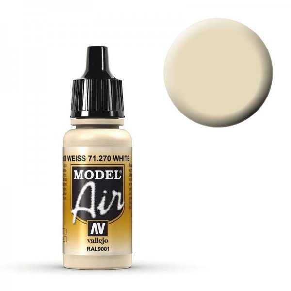 Model Air - Grau-Weiss (RAL 9001) - 17 ml von Acrylicos Vallejo