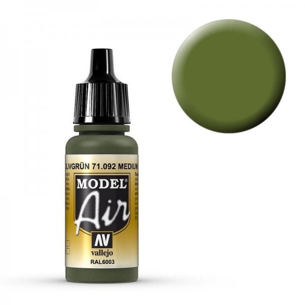 Model Air - Mittelgrün (Medium Green) - 17 ml von Acrylicos Vallejo