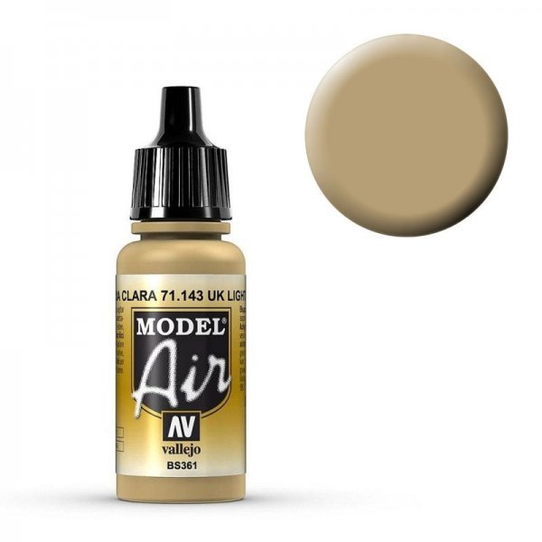 Model Air - UK Light Stone no. 61 - 17 ml von Acrylicos Vallejo