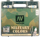 Model Color Military Colours (72 Farben, 3 Pinsel) von Acrylicos Vallejo
