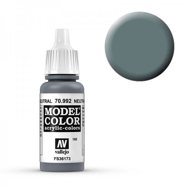 Model Color - Neutralgrau (Neutral Grey) [160] von Acrylicos Vallejo