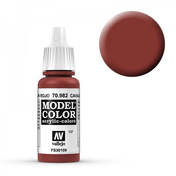 Model Color - Oxidrot (Cavalry Brown) [137] von Acrylicos Vallejo