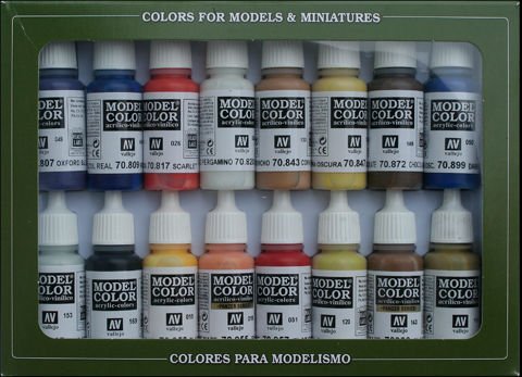 Model Color Set American Colonial (16) von Acrylicos Vallejo