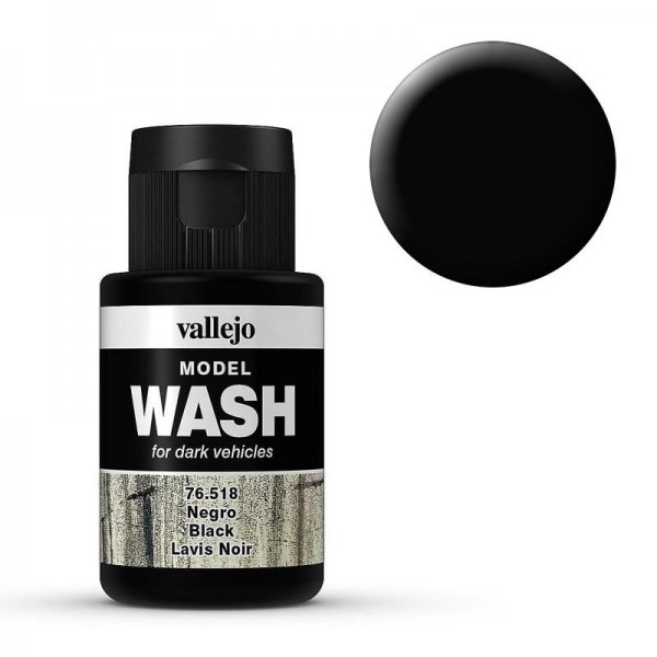 Model Wash 518 - Black von Acrylicos Vallejo