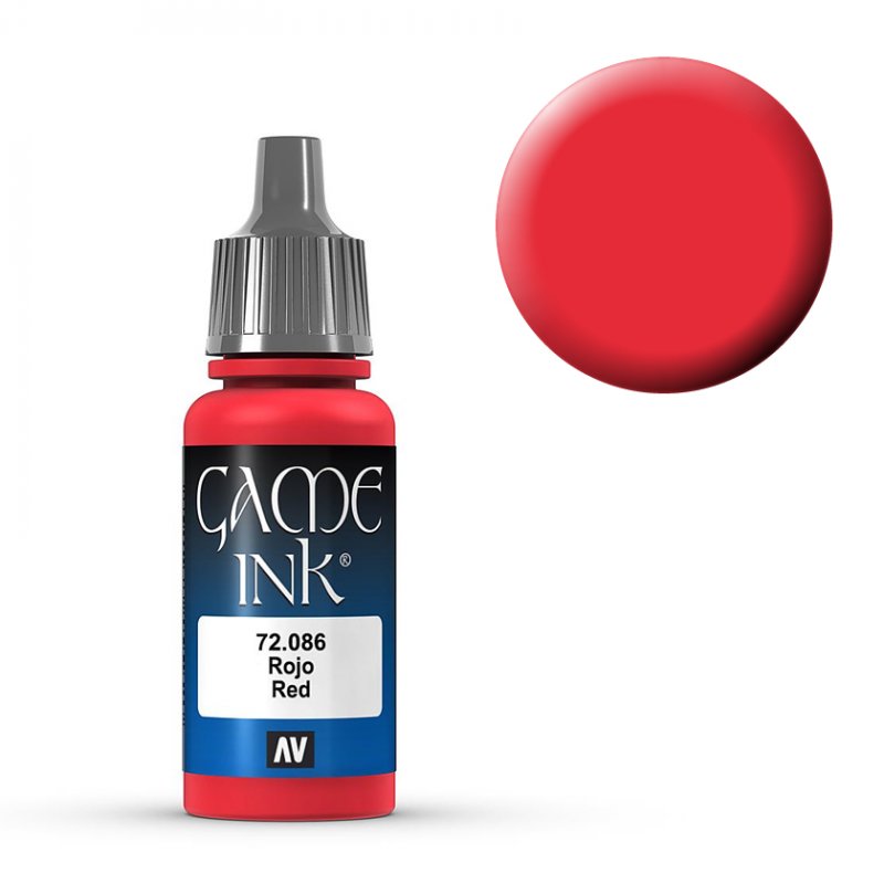 Red Ink - 17 ml von Acrylicos Vallejo