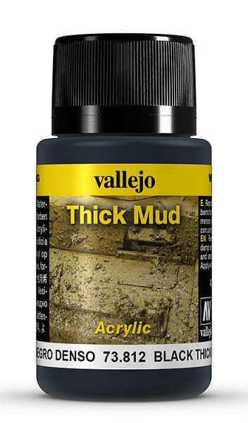 Schlamm, schwarz, 40ml von Acrylicos Vallejo