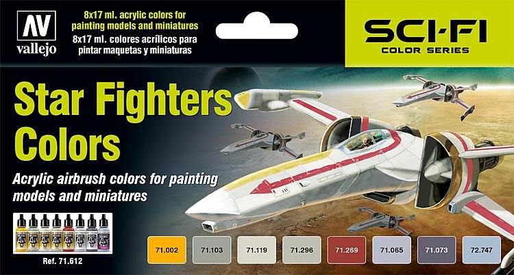 Star Fighters - Farbset von Acrylicos Vallejo