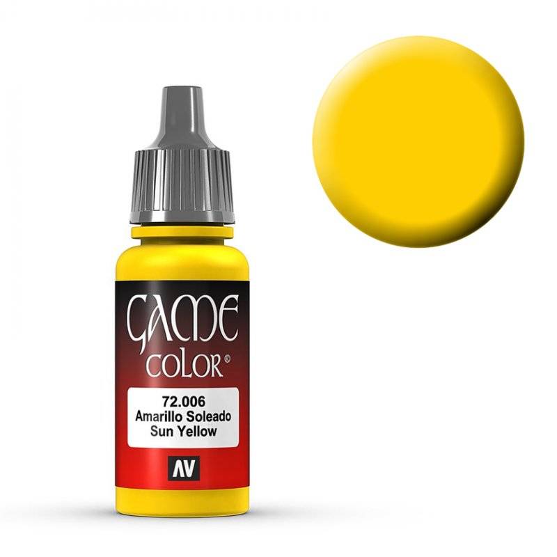 Sun Yellow - 17 ml von Acrylicos Vallejo