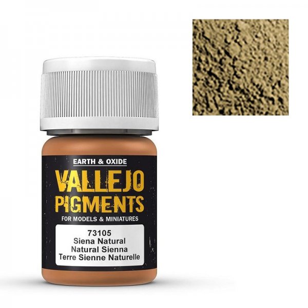 Vallejo Pigment Natural Siena 30ml von Acrylicos Vallejo