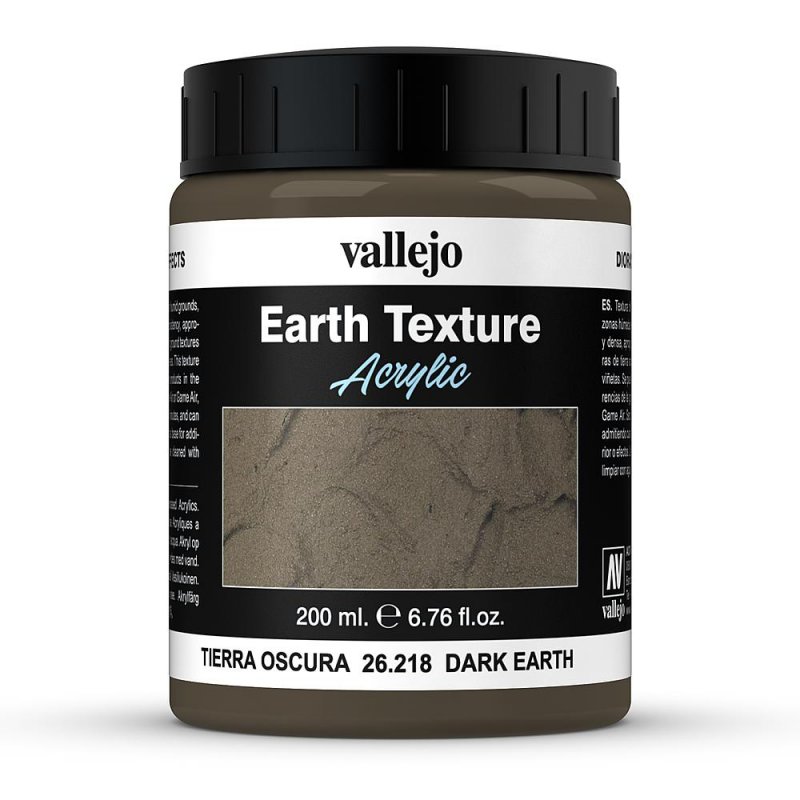 Vallejo Textur Dark Earth (200 ml) von Acrylicos Vallejo