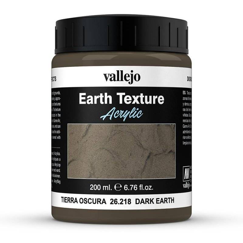 Vallejo Textur Dark Earth (200 ml) von Acrylicos Vallejo