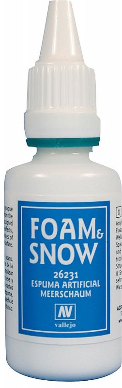 Vallejo Water Effects Foam & Snow (Meerschaum) (32 ml) von Acrylicos Vallejo