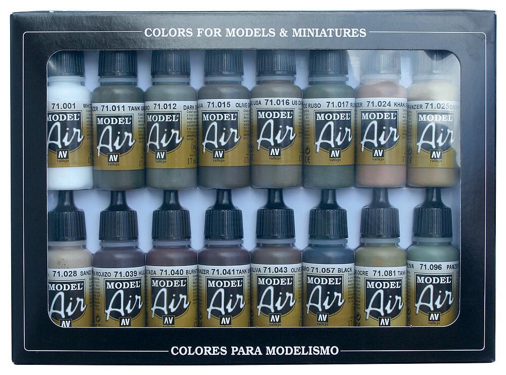 WWII German Colors - Farbset - 16 x 17 ml WWII German Colors - Farbset - 16 x 17 ml von Acrylicos Vallejo