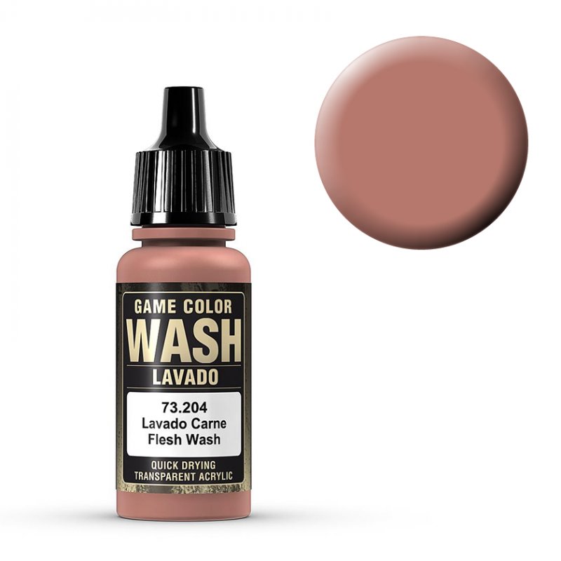 Wash-Color, Flesh Wash - 17 ml von Acrylicos Vallejo
