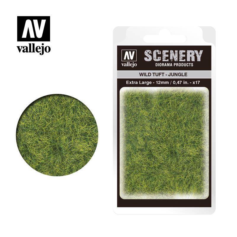 Wild-Gras, Dschungel, 12 mm von Acrylicos Vallejo