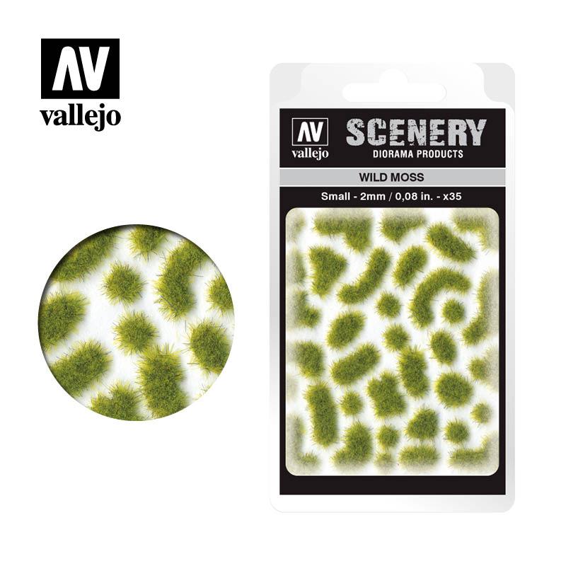 Wild-Gras, Moos, 2 mm von Acrylicos Vallejo