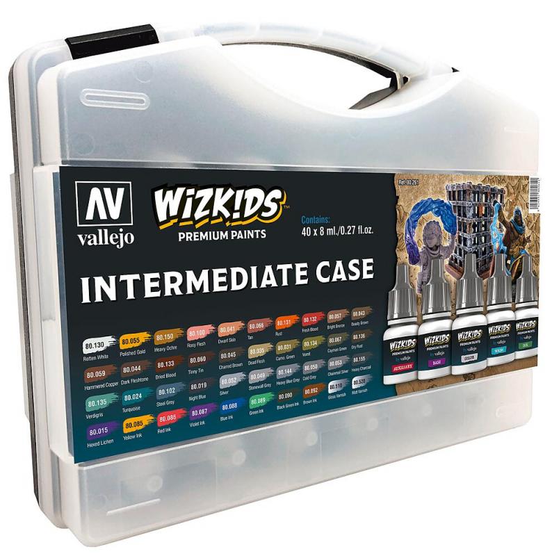 WizKids Advanced-Set - Farb-Set 40 x 8 ml von Acrylicos Vallejo