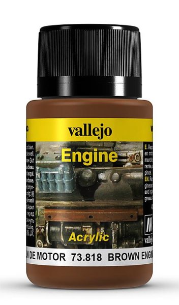 braune Ruß-Flecken, 40ml von Acrylicos Vallejo