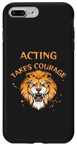Schauspieldesign, Schauspielerei braucht Mut, Löwe Hülle für iPhone 7 Plus/8 Plus von Acting Stuff