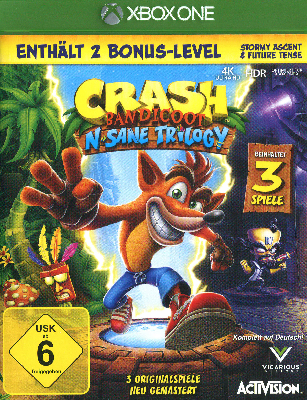 Crash Bandicoot N.Sane Trilogy Xbox One von Activ. Blizzard