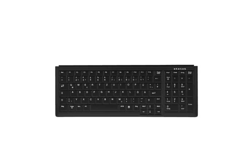 Active Key АК-7000 Tastatur - QWERTZ Deutsch - Schwarz von Active Key