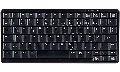 Active Key AK-4100-U-B/GE Kleine Tastatur, Industrie 4.0, USB Schwarz von Active Key