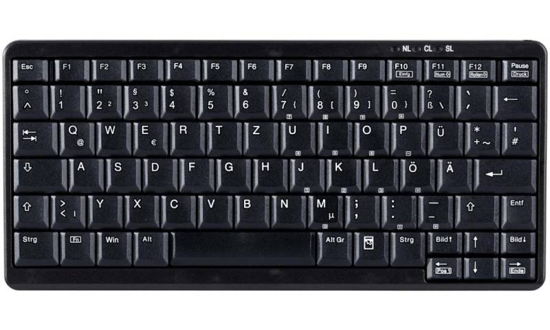 Active Key AK-4100-U Mini-Tastatur - Deutsch - Schwarz von Active Key