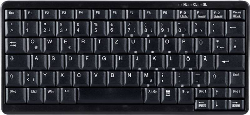 Active Key AK-4100-U - Tastatur - USB - US - Schwarz von Active Key