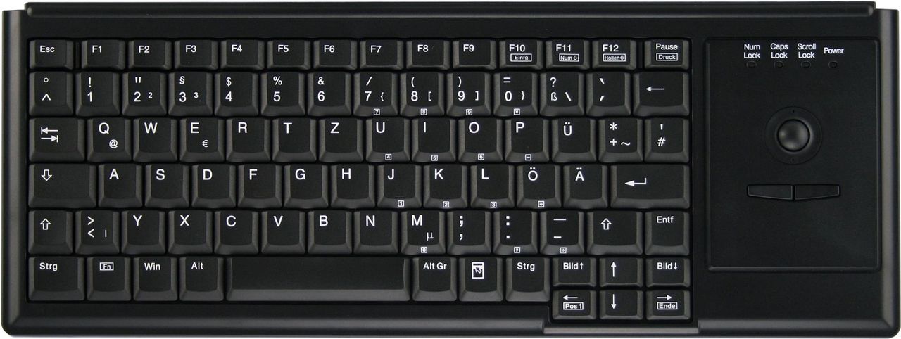 Active Key AK-4400-TU - Tastatur - USB - USA - Schwarz von Active Key