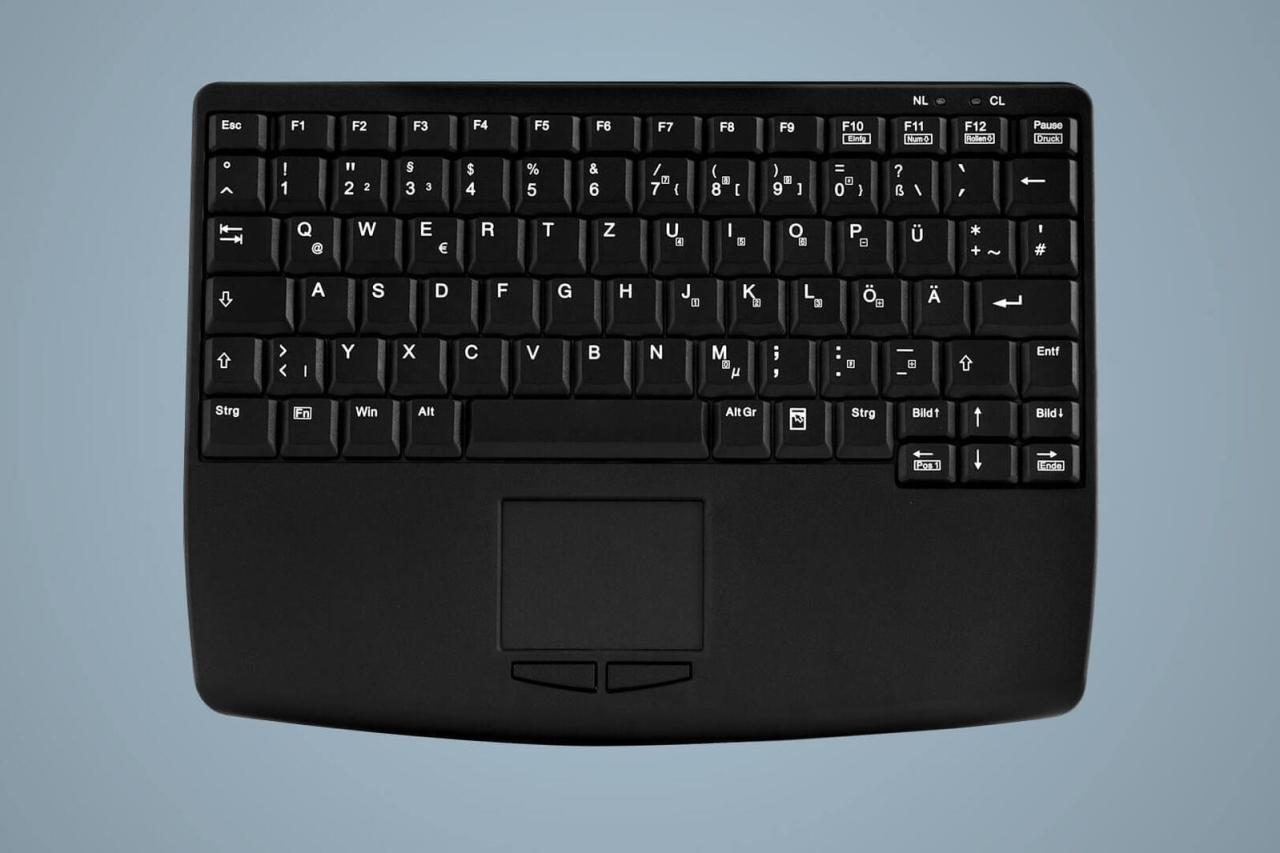 Active Key AK-4450 Hygiene-Tastatur mit Touchpad - QWERTZ Deutsch - Schwarz Active Key AK-4450 Hygiene-Tastatur mit Touchpad - QWERTZ Deutsch - Schwarz von Active Key