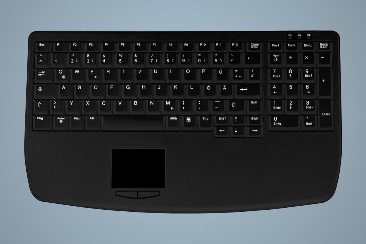 Active Key AK-7410-G Tastatur - PS/2 - Deutsch - Schwarz Active Key AK-7410-G Tastatur - PS/2 - Deutsch - Schwarz von Active Key