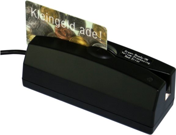 Active Key AK-980 - Magnetkartenleser (Spuren 1, 2 & 3) - USB - Schwarz (AK-980-U123-B) von Active Key