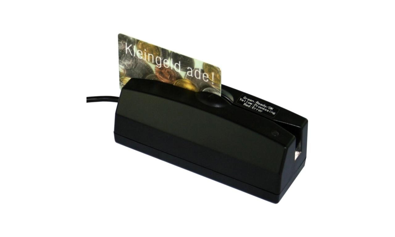 Active Key AK-980-U123-B Magnetkartenleser - Schwarz Active Key AK-980-U123-B Magnetkartenleser - Schwarz von Active Key