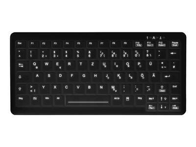 Active Key AK-C4110 kabellose Hygiene-Tastatur - QWERTZ Deutsch - Schwarz von Active Key