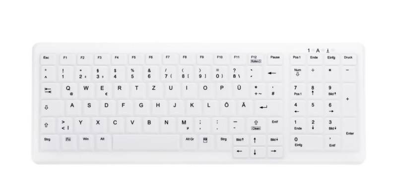 Active Key AK-C7000 Desinfizierbare Tastatur mit Nummernfeld von Active Key