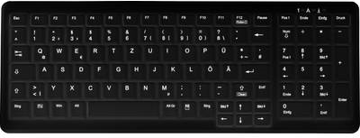 Active Key AK-C7000 Tastatur USB QWERTZ Deutsch Schwarz (AK-C7000F-U1-B/GE) (geöffnet) von Active Key