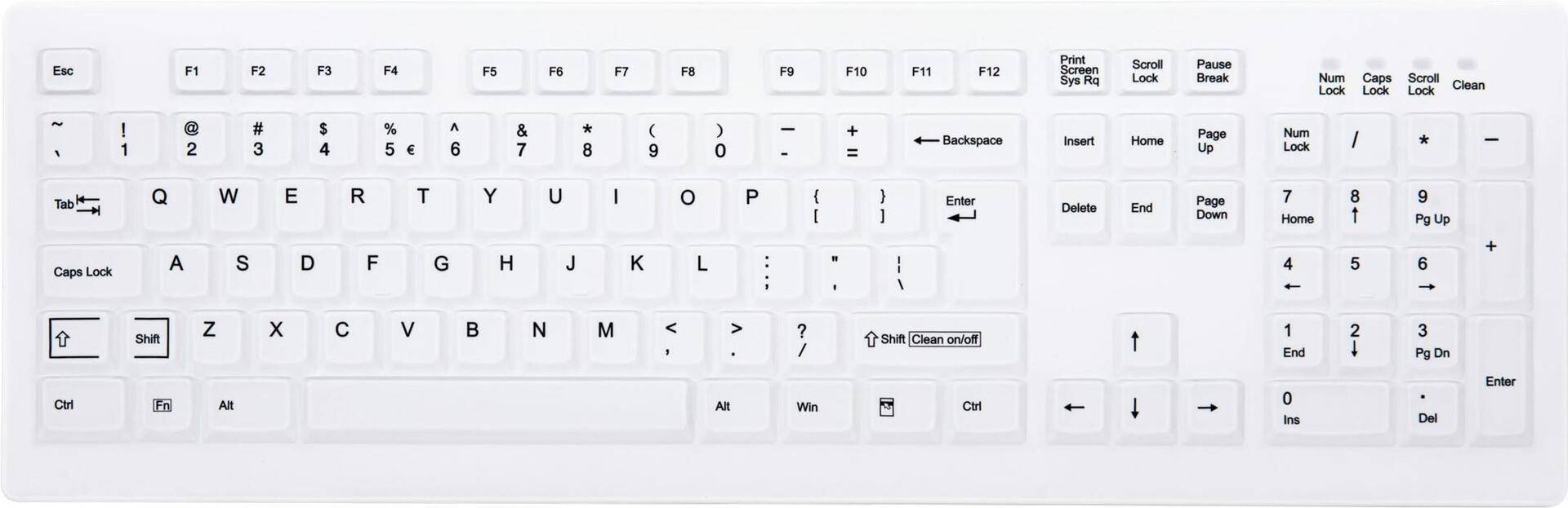 Active Key AK-C8100F-FUS-W/US - IP65 versiegelt - weiß - US (AK-C8100F-FUS-W/US) (B-Ware) von Active Key
