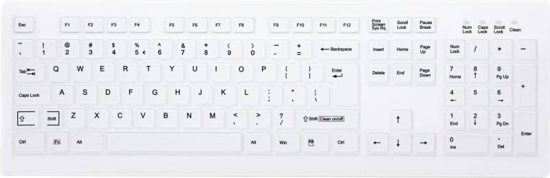 Active Key AK-C8100F-FUS-W/US - IP65 versiegelt - weiß - US (AK-C8100F-FUS-W/US) (B-Ware) von Active Key