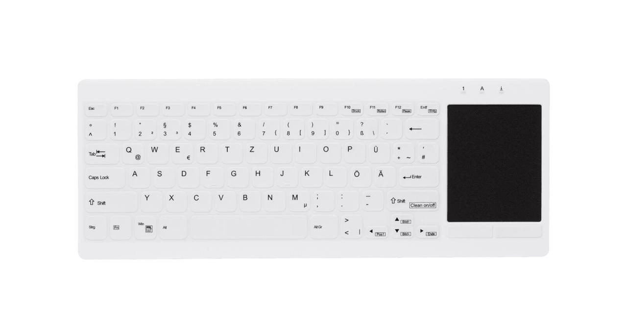 Active Key MedicalKey AK-C4412 Tastatur mit Touchpad - QWERTZ Deutsch - Weiß Active Key MedicalKey AK-C4412 Tastatur mit Touchpad - QWERTZ Deutsch - Weiß von Active Key