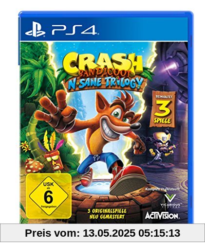 Crash Bandicoot N.Sane Trilogy - [PlayStation 4] von Activision Blizzard Deutschland