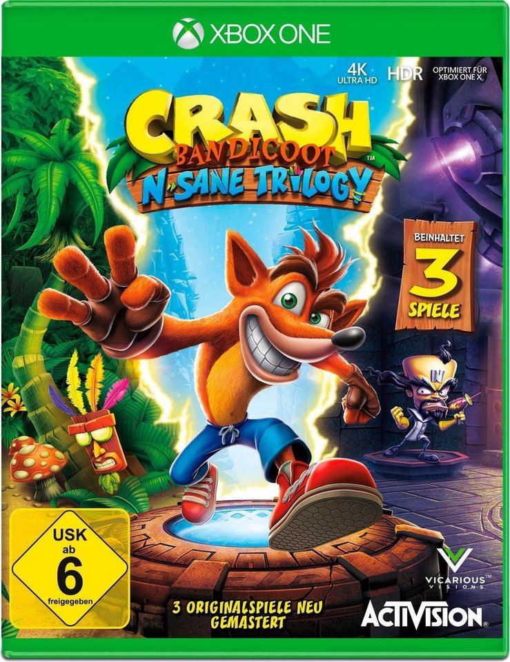 Crash Bandicoot N. Sane Triology Xbox One von Activision