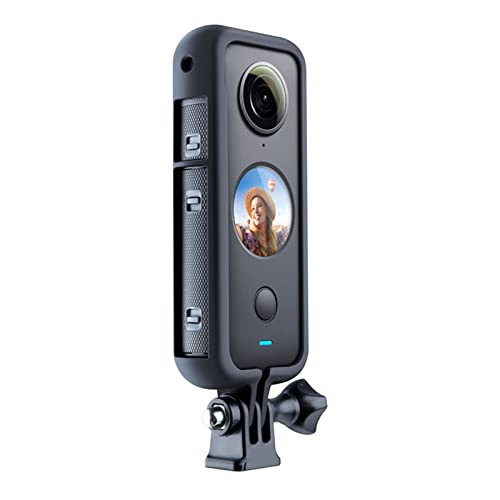 Actpe Schutzhülle für Insta 360 ONE X2 - Polycarbonat (PC) - Schwarz - Wasserdicht - Flachmontage - Kamerahülle von Actpe