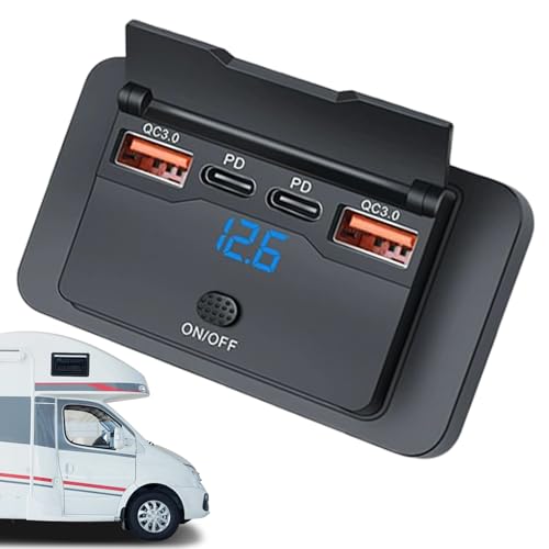 Acunny 12V USB Outlet, USB -Outlet für Auto | 76W Automotive Port Smart QC3.0 Auto -Ladegerät - Automobilladegerät, Handys und Zubehör für die meisten Fahrzeuge, SUVs Acunny 12V USB Outlet, USB -Outlet für Auto | 76W Automotive Port Smart QC3.0 Auto -Ladegerät - Automobilladegerät, Handys und Zubehör für die meisten Fahrzeuge, SUVs von Acunny