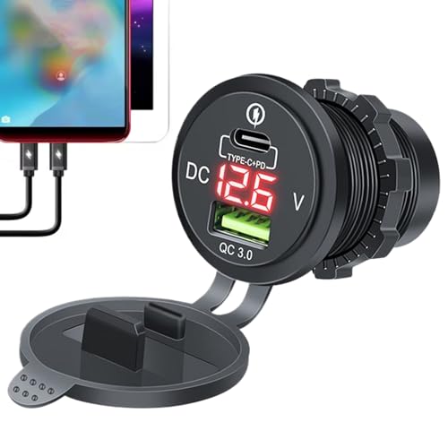 Acunny Handy-Ladegerät für , Autoadapter mit Schnellladegerät | Schnellladegerät, für Telefon, Schnellladegerät, multifunktional, kompakt, PD mit Doppel-Port Acunny Handy-Ladegerät für , Autoadapter mit Schnellladegerät | Schnellladegerät, für Telefon, Schnellladegerät, multifunktional, kompakt, PD mit Doppel-Port von Acunny