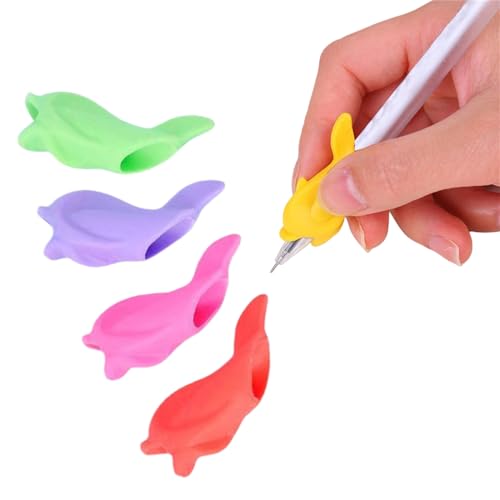 Acunny Stifthalter Für Kinder, Delfin Silikon Schreibhilfe Für Kinder, Weiche Rutschfeste Stifthalter 5er Set Zur Haltungskorrektur Und Schreibtraining Für Homeschool Und Vorschule Acunny Stifthalter Für Kinder, Delfin Silikon Schreibhilfe Für Kinder, Weiche Rutschfeste Stifthalter 5er Set Zur Haltungskorrektur Und Schreibtraining Für Homeschool Und Vorschule von Acunny