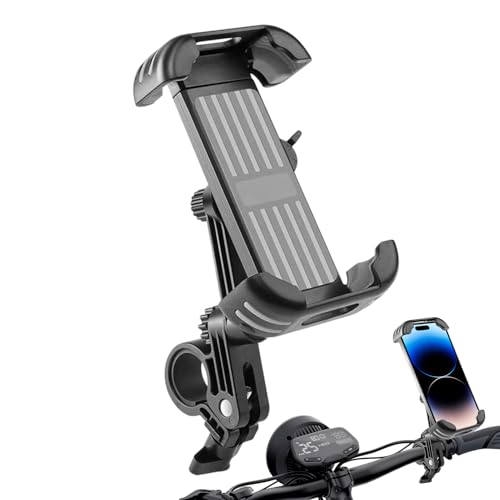 Acunny Telefonhalterung für Lenker, Scooter-Telefonhalterung – Fahrradtelefonhalterung nicht rutschend | Zubehör für Radsport, drehbar, Lenkerklemme für Outdoor-Aktivitäten von Acunny