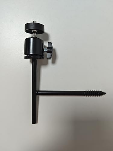 Acuxiaza 4 Stück Wildkamera Halterung, Wildkamera Baumschraube Halterung, 360° Verstellbar Universal Gewindeanschluss 1/4''-20, Haltbare Baumhalterung für Solarpanel, Jagd und Überwachungskamera von Acuxiaza
