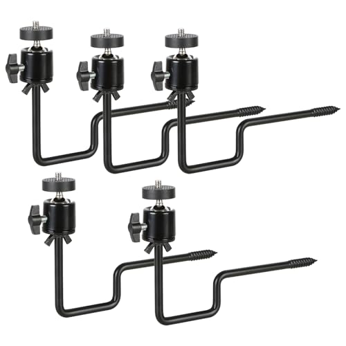 Acuxiaza 5 Stück Wildkamera Halterung, 360° Verstellbar Wildkamera Baumschraube Halterung, Universal Gewindeanschluss 1/4''-20, Haltbare Baumhalterung für Jagd und Überwachungskamera Acuxiaza 5 Stück Wildkamera Halterung, 360° Verstellbar Wildkamera Baumschraube Halterung, Universal Gewindeanschluss 1/4''-20, Haltbare Baumhalterung für Jagd und Überwachungskamera von Acuxiaza