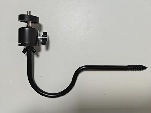 Acuxiaza Halbrund Wildkamera Halterung 4 Stück 360° Verstellbare Wildkamera Baumschraube Halterung mit Universal Gewindeanschluss 1/4''-20, Baumhalterung für Jagd und Überwachungskamera, Solarpanel Acuxiaza Halbrund Wildkamera Halterung 4 Stück 360° Verstellbare Wildkamera Baumschraube Halterung mit Universal Gewindeanschluss 1/4''-20, Baumhalterung für Jagd und Überwachungskamera, Solarpanel von Acuxiaza