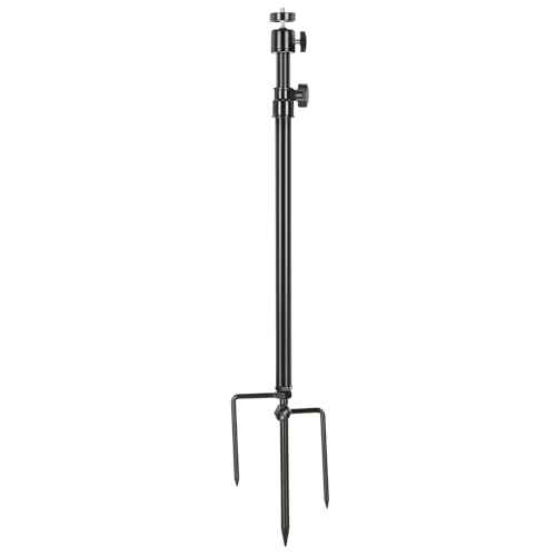Acuxiaza Wildkamera Halterung 360° Verstellbar Universal Gewindeanschluss 1/4''-20 Trail-Kameraständer für Nachtangel-Lichter, Solarpanels von Acuxiaza